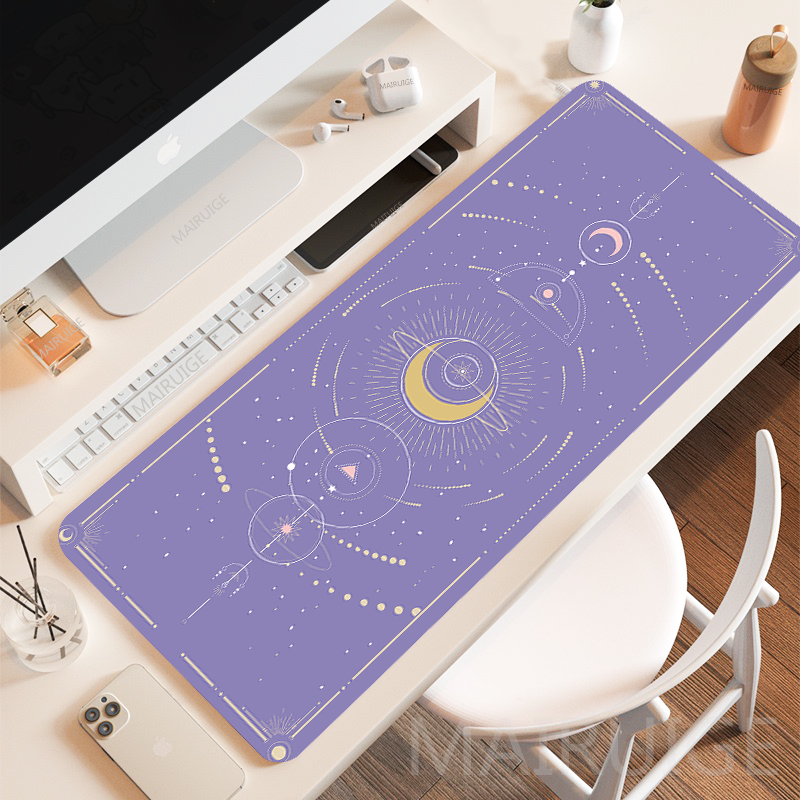 Kawaii Moon Star Mouse Pad Ext - Tradescantia Purple 评论和价格